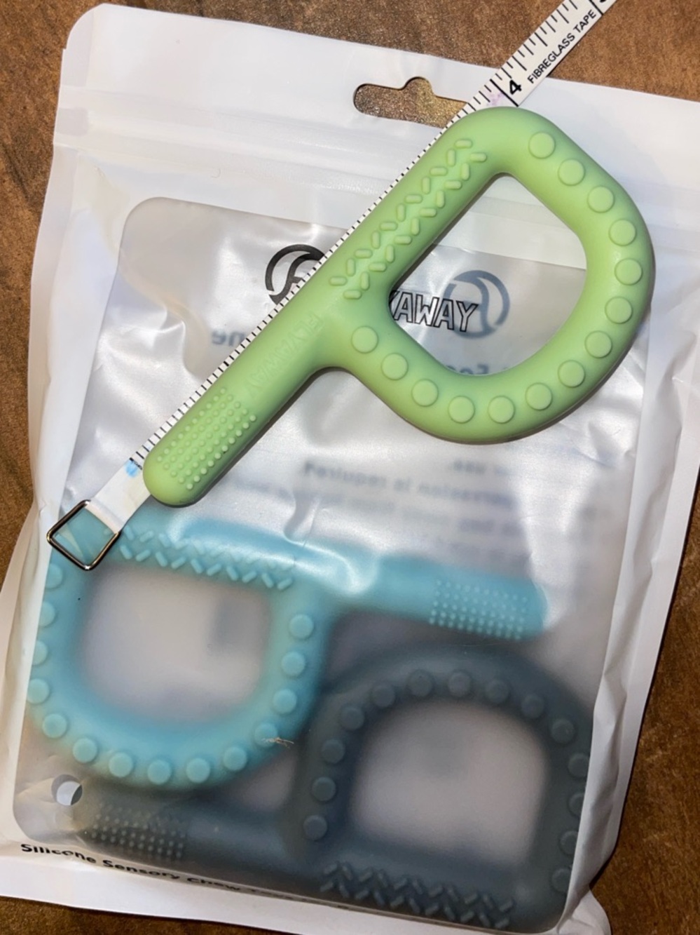 Teething Toy Food Grade Silicone Chew Toy - Teething Baby, Autism Sensory